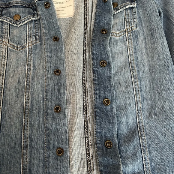Current/Elliott The Mechanic Jean Jacket Denim Size 0 - Picture 14 of 14